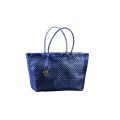 Woven Novelty Tote Women Shopping Purse PVC Man Made Handbag